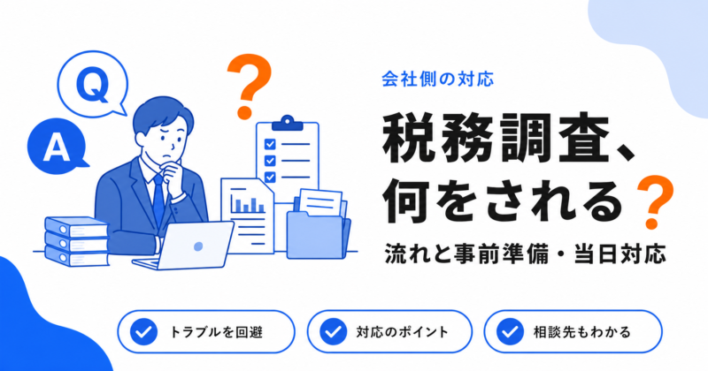税務調査とは？流れと事前準備・当日の対応
