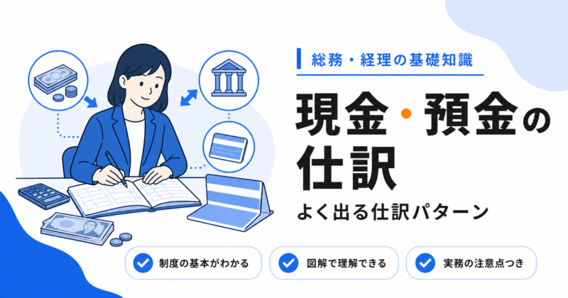 仕訳の具体例｜現金・預金の仕訳パターン