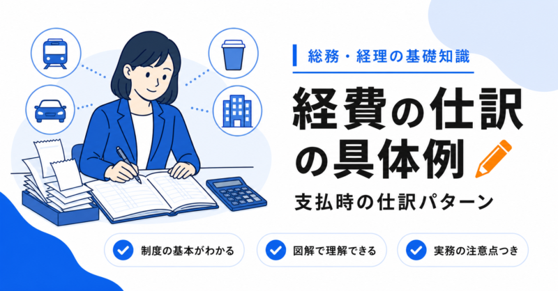 仕訳の具体例｜経費を支払ったときの仕訳