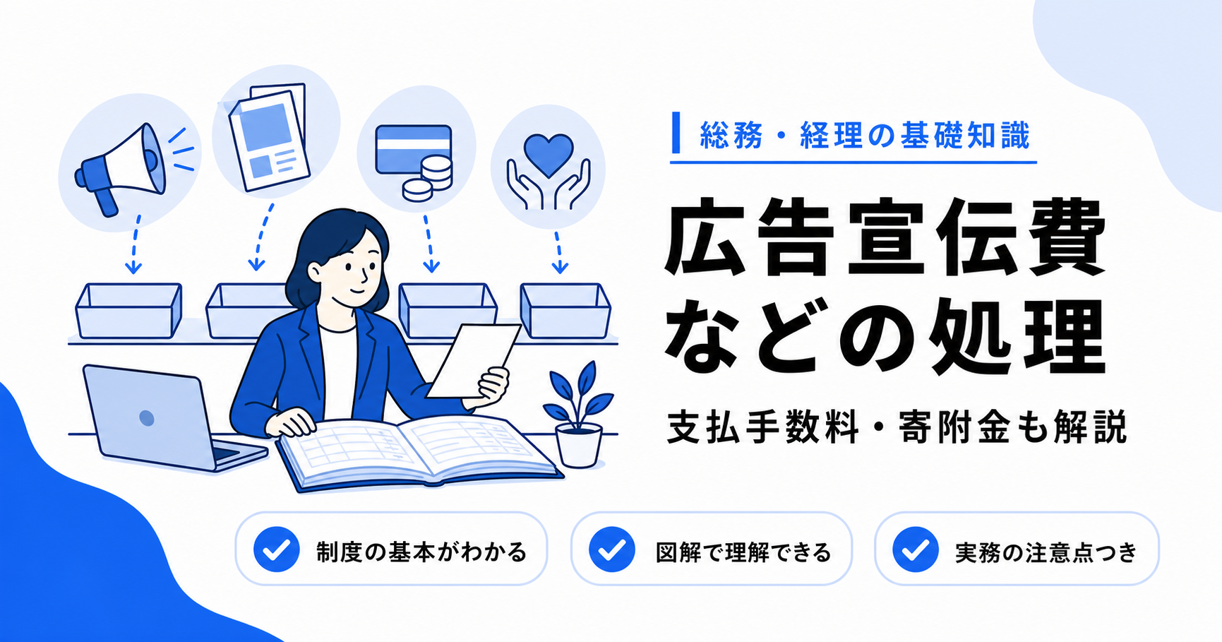 広告宣伝費・支払手数料・諸会費・寄附金の処理