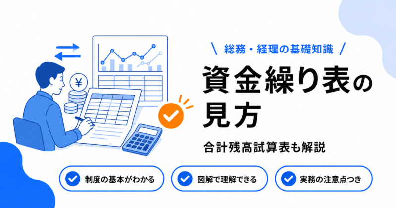 資金繰り表・合計残高試算表の見方と作り方
